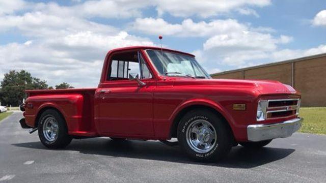 1968 Red Chevrolet C-10 Stepside Pick-up Truck