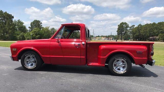 1968 Red Chevrolet C-10 Stepside Pick-up Truck