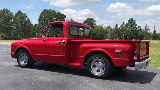 1968 Red Chevrolet C-10 Stepside Pick-up Truck