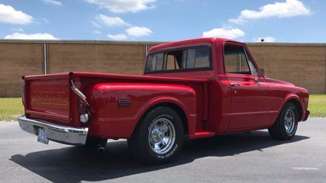 1968 Red Chevrolet C-10 Stepside Pick-up Truck