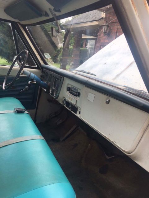 1968 White Chevrolet C-10 Standard Cab Pickup