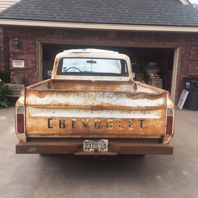 1968 White Chevrolet C-10 Standard Cab Pickup