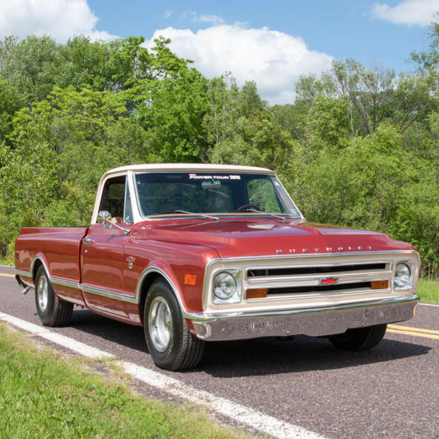 1968 Red Chevrolet C-10 Standard Cab Pickup