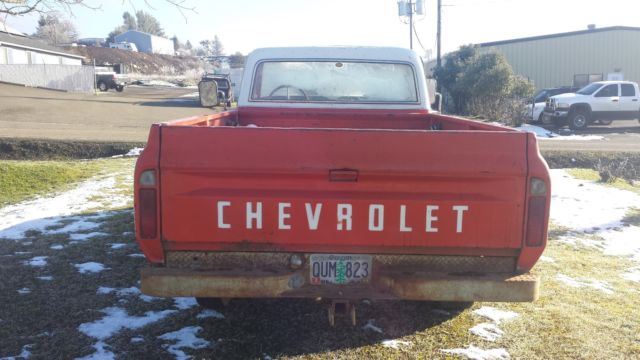1968 Red Chevrolet Other Pickups Standard Cab Pickup