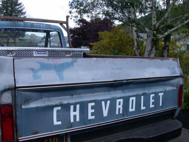 1968 Blue Chevrolet Other Pickups fleetside