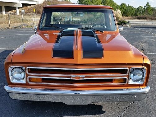 1968 Black Chevrolet C-10 --