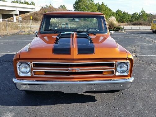 1968 Black Chevrolet C-10 --