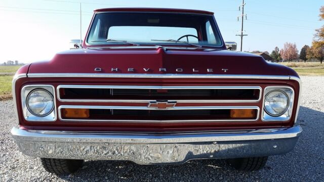 1968 Burgundy Chevrolet C-10
