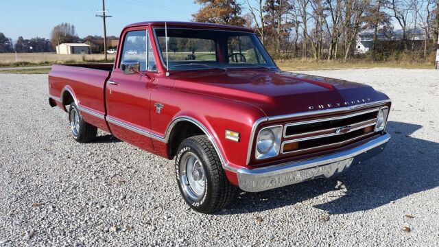 1968 Burgundy Chevrolet C-10