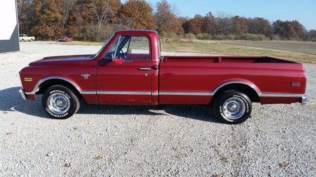 1968 Burgundy Chevrolet C-10