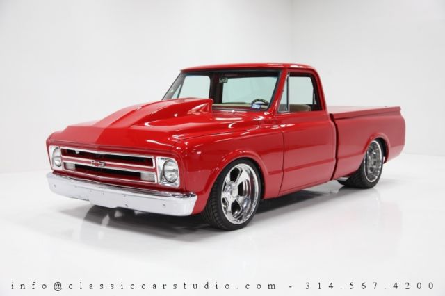 1968 Red Chevrolet C-10 Standard Cab Pickup