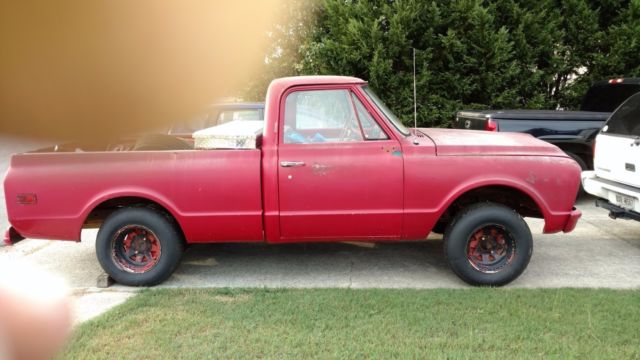 1968 Red Chevrolet C-10 Standard Cab Pickup