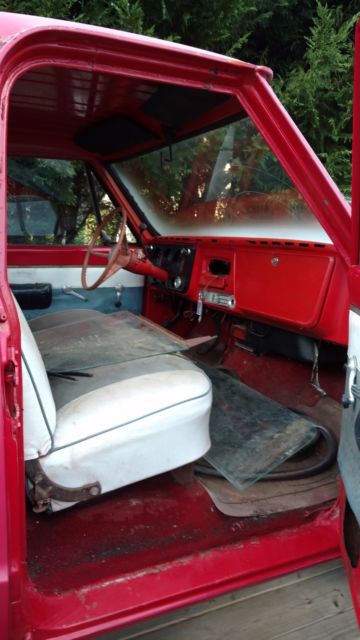 1968 Red Chevrolet C-10 Standard Cab Pickup