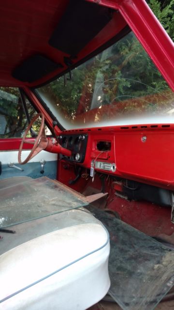 1968 Red Chevrolet C-10 Standard Cab Pickup