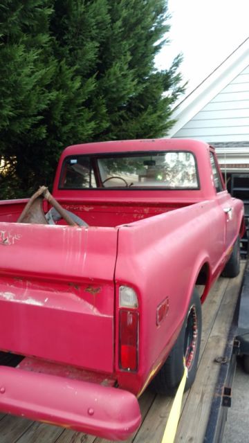 1968 Red Chevrolet C-10 Standard Cab Pickup