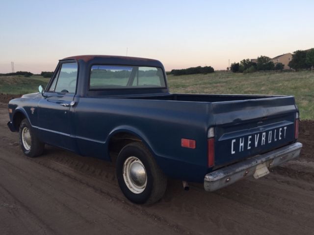 1968 Blue Chevrolet C-10 Standard Cab Pickup