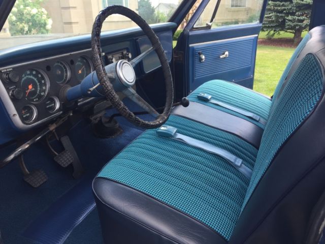 1968 Blue Chevrolet C-10 Standard Cab Pickup