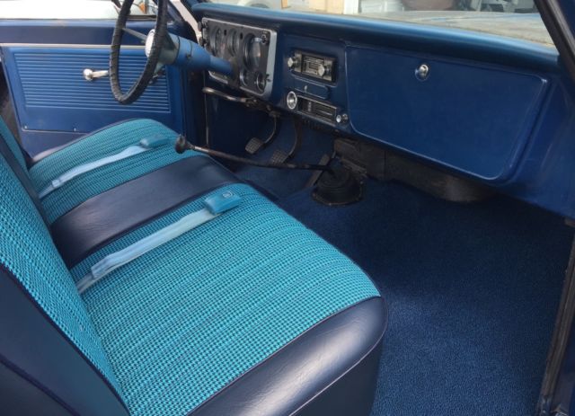1968 Blue Chevrolet C-10 Standard Cab Pickup