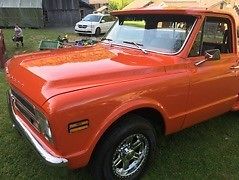 1968 Orange Chevrolet C-10 Standard Cab Pickup