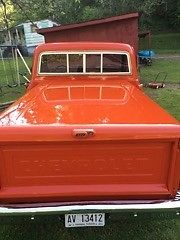 1968 Orange Chevrolet C-10 Standard Cab Pickup