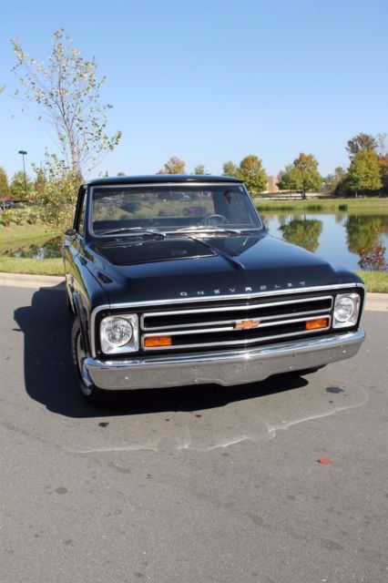 1968 Black Chevrolet C-10
