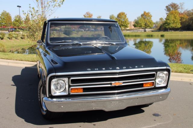 1968 Black Chevrolet C-10