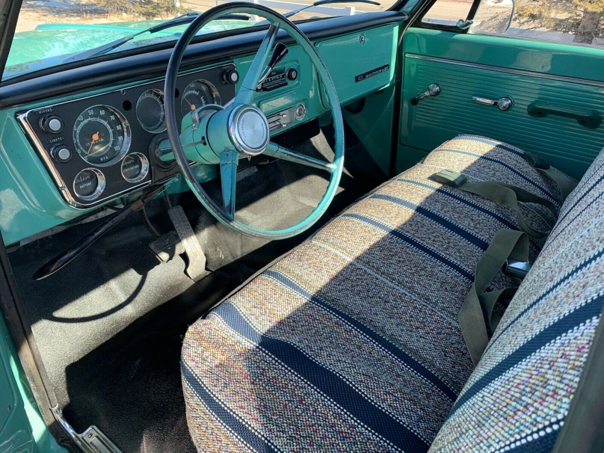 1968 Blue Chevrolet C-10 Standard Cab Pickup
