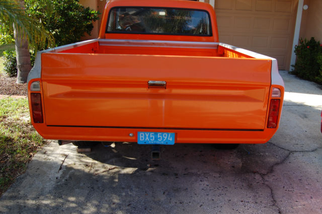 1968 Orange Chevrolet Other Pickups short bed
