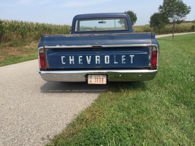 1968 Dark blue Chevrolet C-10 Standard Cab Pickup