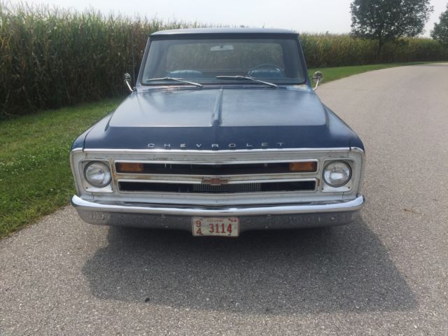 1968 Dark blue Chevrolet C-10 Standard Cab Pickup