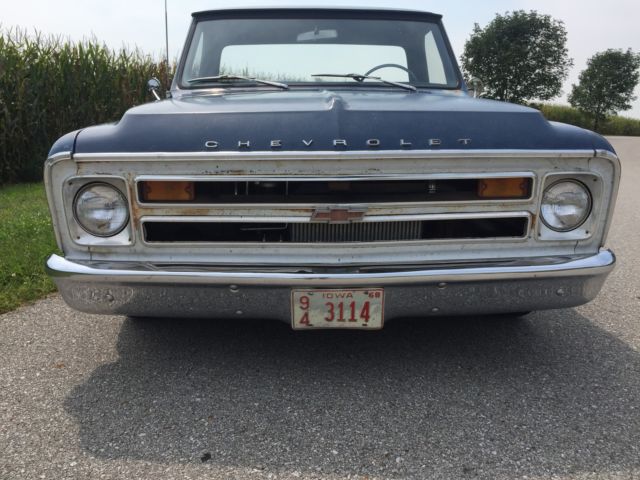 1968 Dark blue Chevrolet C-10 Standard Cab Pickup