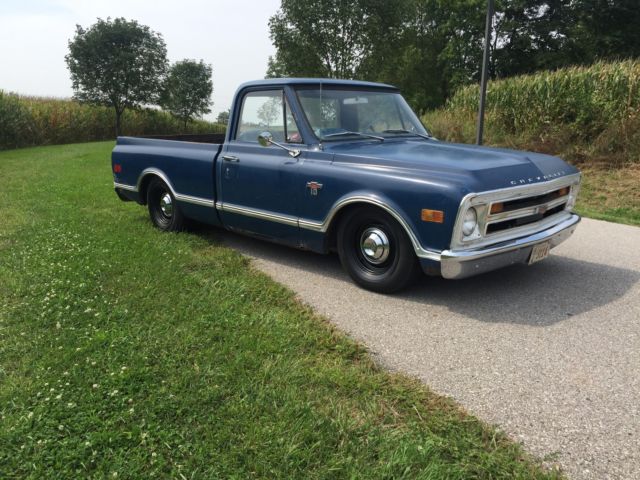 1968 Dark blue Chevrolet C-10 Standard Cab Pickup