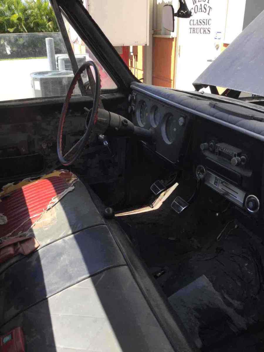 1968 Black Chevrolet C10/K10 Pickup