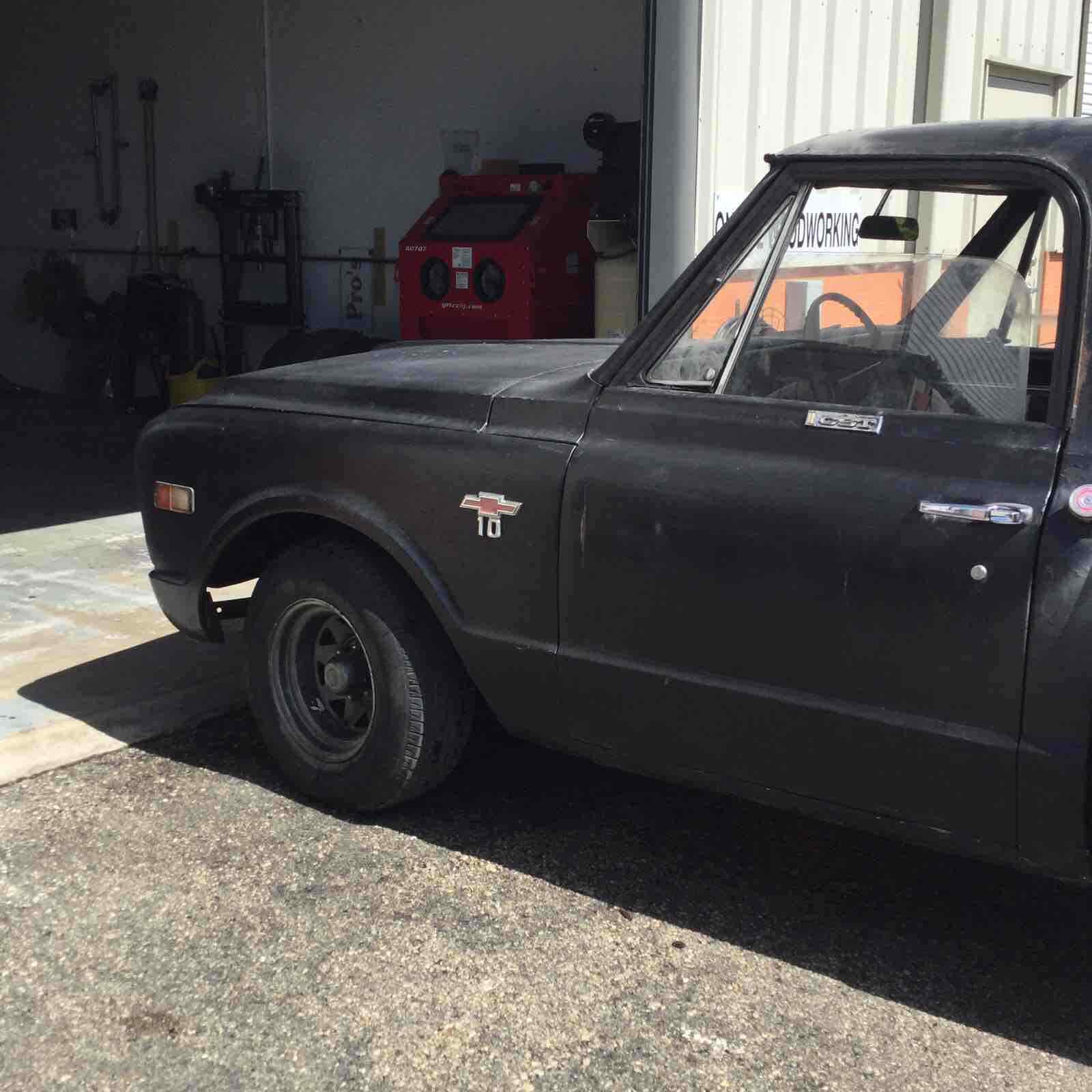 1968 Black Chevrolet C10/K10 Pickup