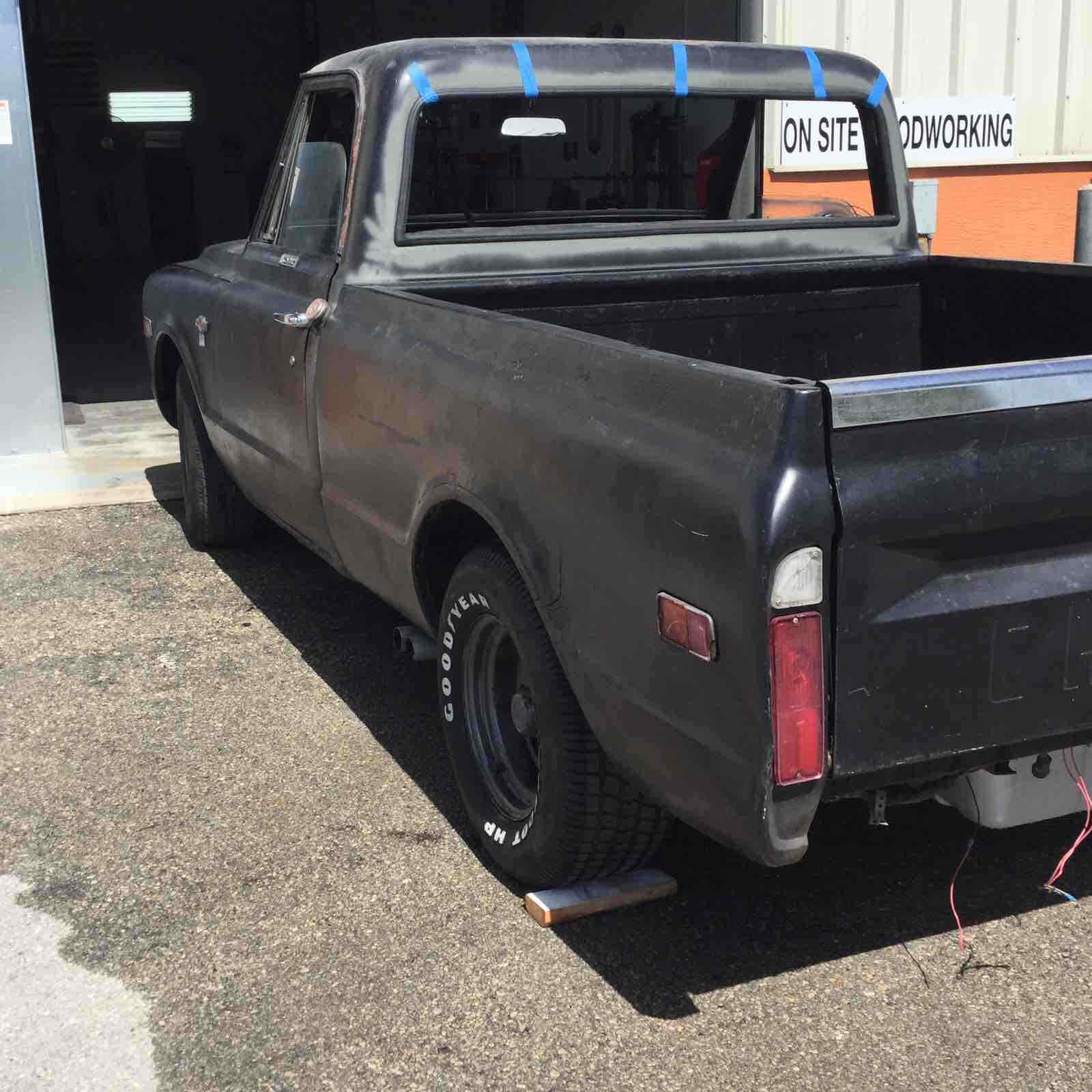 1968 Black Chevrolet C10/K10 Pickup