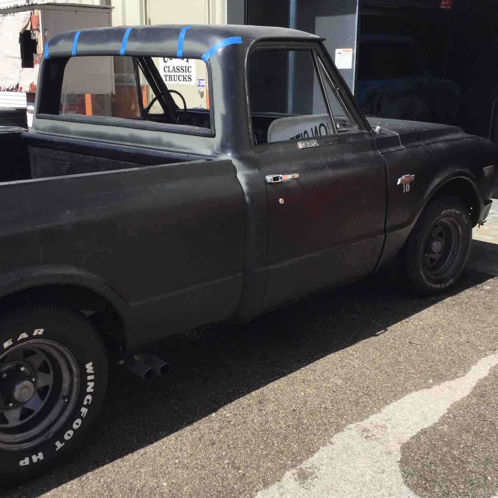 1968 Black Chevrolet C10/K10 Pickup