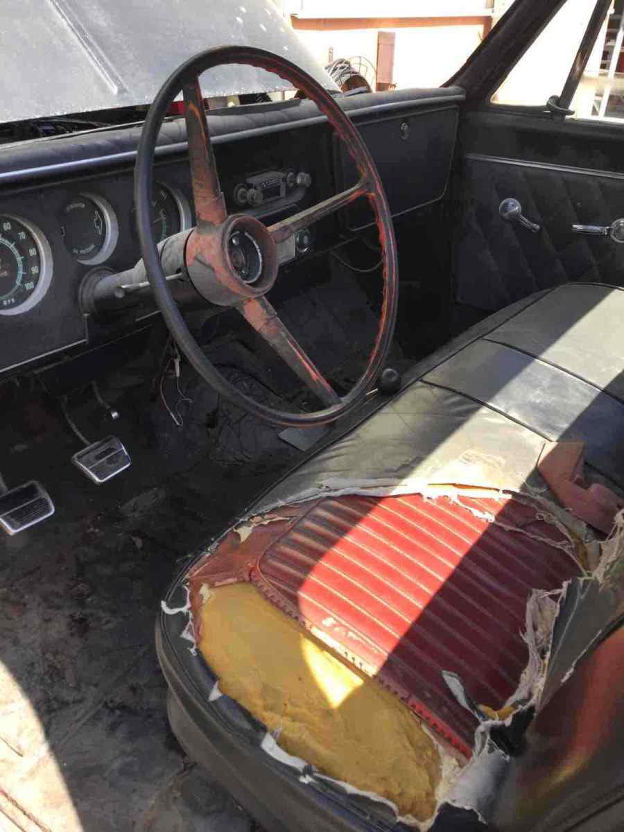 1968 Black Chevrolet C10/K10 Pickup