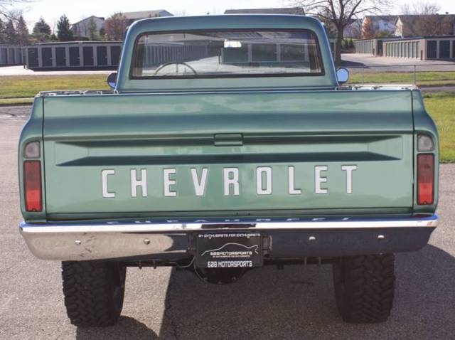 1968 Turquoise Chevrolet Other Pickups N/A