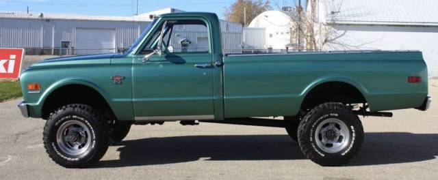 1968 Turquoise Chevrolet Other Pickups N/A