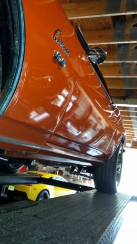 1968 Orange Chevrolet Camaro Coupe