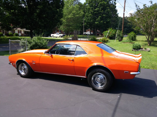 1968 Orange Chevrolet Camaro Coupe