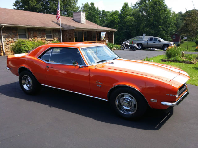 1968 Orange Chevrolet Camaro Coupe