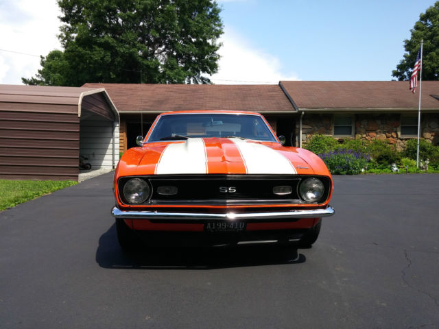 1968 Orange Chevrolet Camaro Coupe