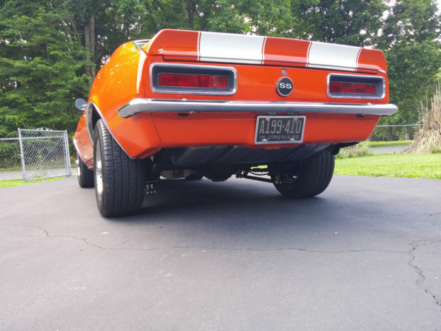 1968 Orange Chevrolet Camaro Coupe
