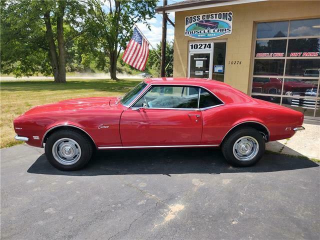 1968 Red Chevrolet Camaro 327 2 door coupe