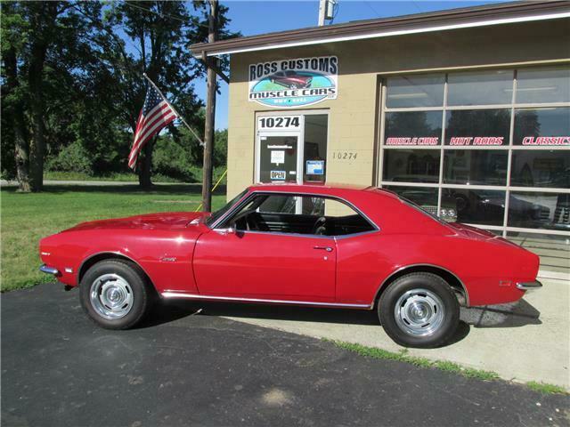 1968 Red Chevrolet Camaro 327 2 door coupe