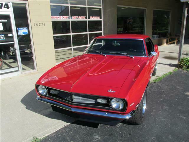 1968 Red Chevrolet Camaro 327 2 door coupe