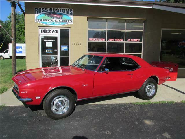 1968 Red Chevrolet Camaro 327 2 door coupe