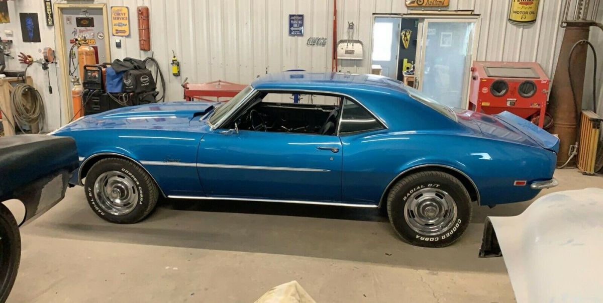 1968 Blue Chevrolet Camaro Coupe