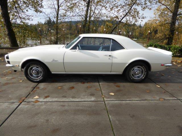 1968 White Chevrolet Camaro Coupe